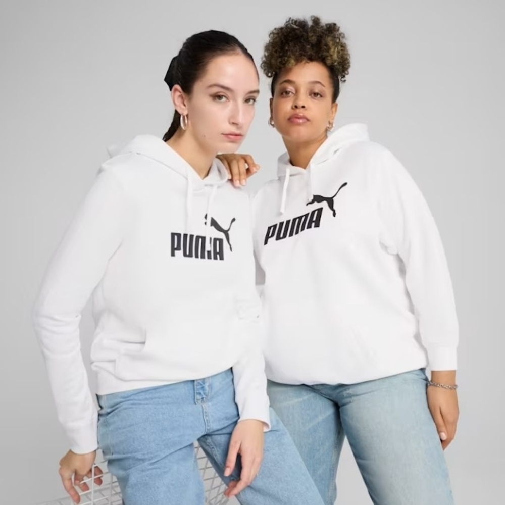 PUMA Women's White Hoodie
